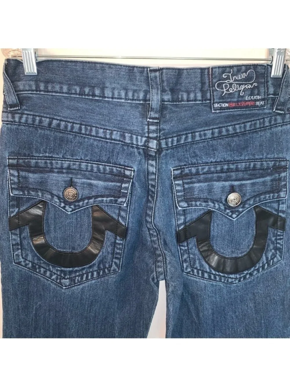 True Religion Blue Straight Jeans Classic Style 32